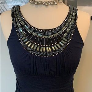 Soprano beaded bib dress